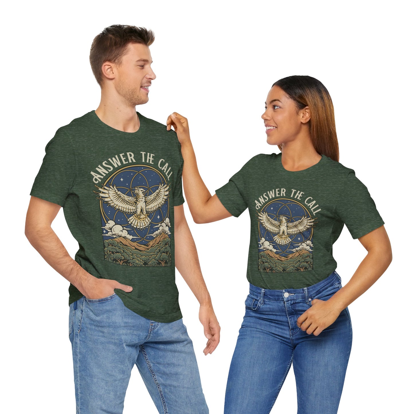 Answer the Call T-Shirt | Sacred Harpy Eagle Design | Cielo Verde